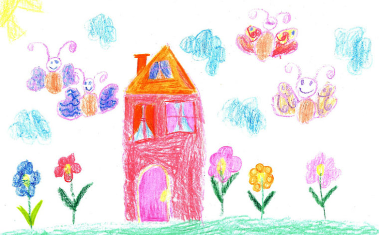 Description_of_image_used_in_confident_direct_work_with_children_child_drawing_family_house